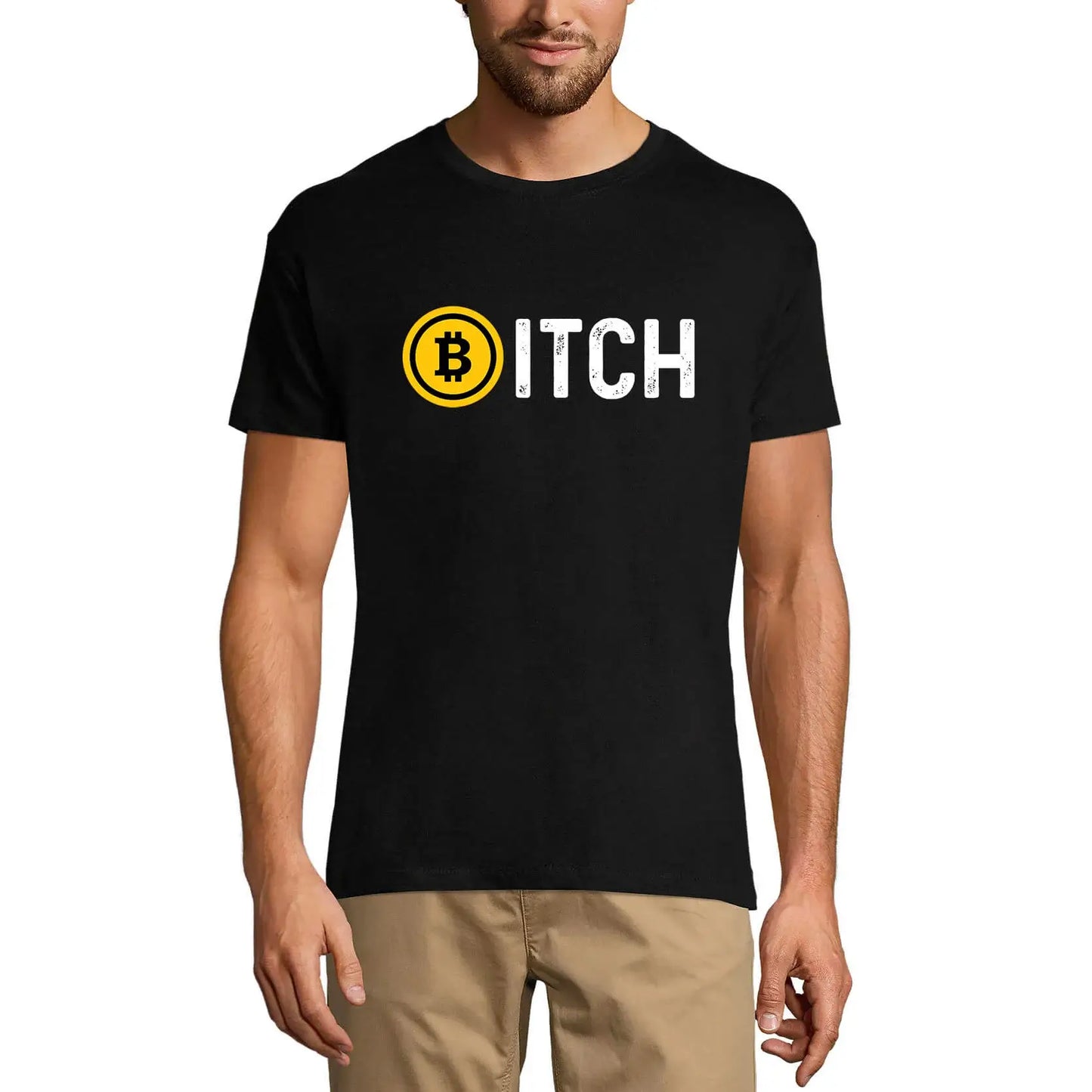 Men's Graphic T-Shirt Bitcoin Blockchain Currency - Graphic Hodl Eco-Friendly Limited Edition Short Sleeve Tee-Shirt Vintage Birthday Gift Novelty