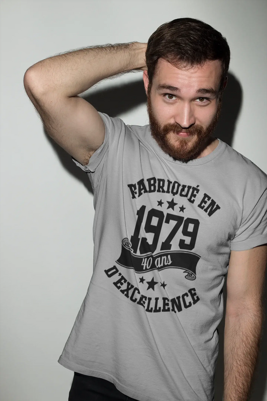 ULTRABASIC - Fabriqué en 1979, 40 Ans d'être Génial Unisex T-Shirt Denim