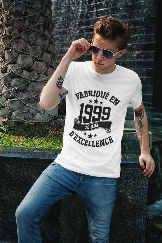ULTRABASIC - Fabriqué en 1999, 20 Ans d'être Génial Unisex T-Shirt Gris Chiné