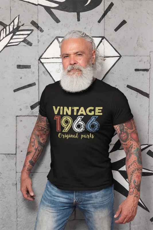 ULTRABASIC - Graphic Printed Men's Vintage 1966 T-Shirt Mouse Grey