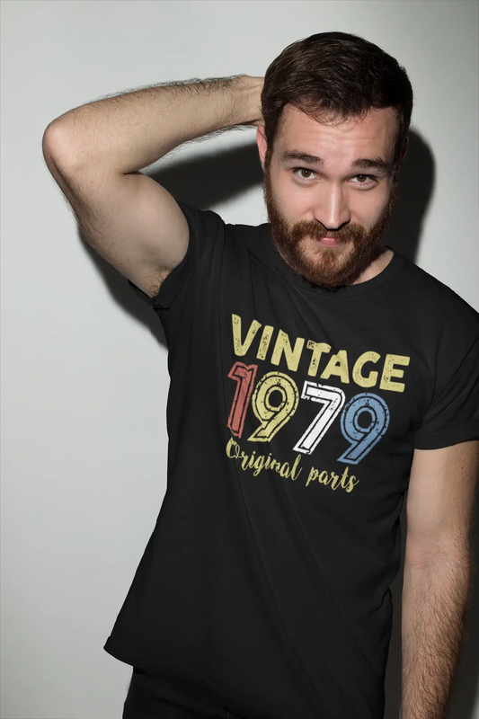 ULTRABASIC - Graphic Printed Men's Vintage 1979 T-Shirt Denim