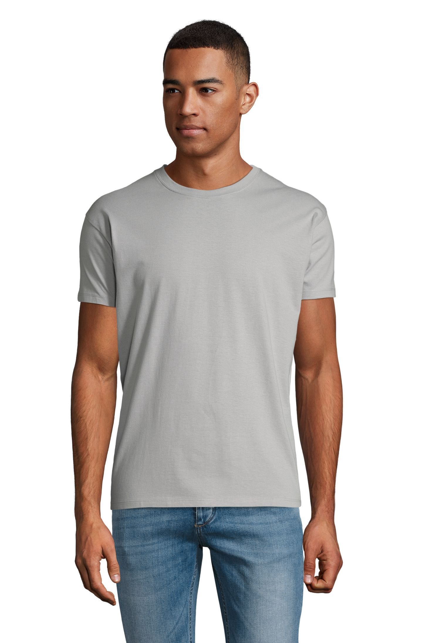 Advanced Order Custom Men's Crew Neck T-shirt Your multicolor design on the t-shirt color of your choice (42 colors)