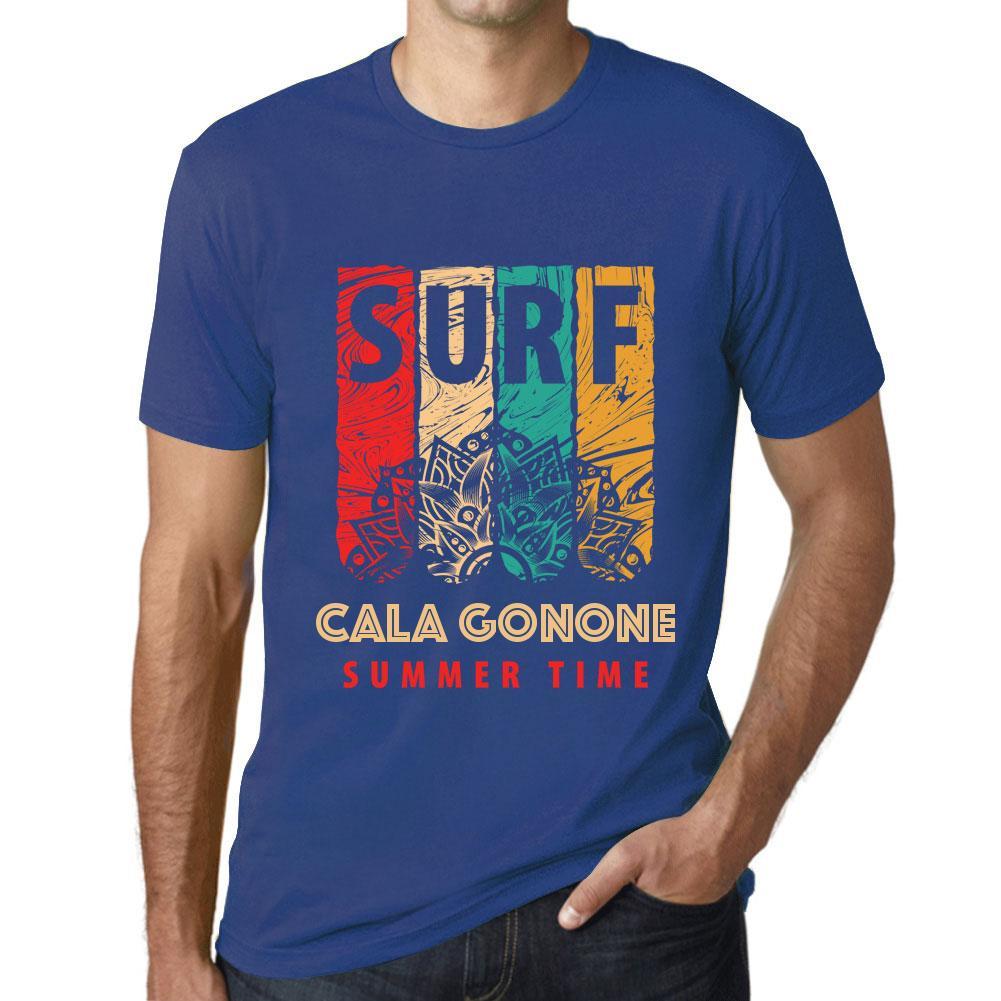 Men’s Graphic T-Shirt Surf Summer Time CALA GONONE Royal Blue - Ultrabasic
