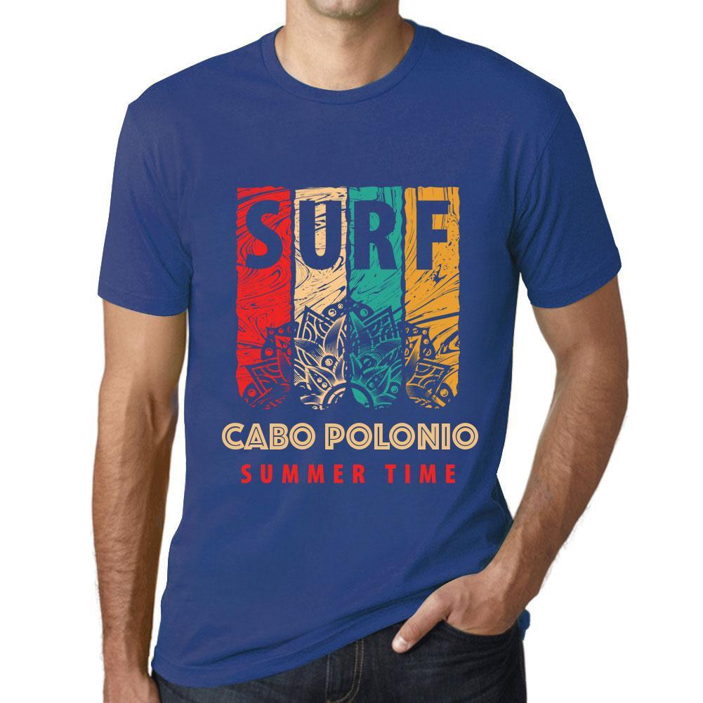 Men’s Graphic T-Shirt Surf Summer Time CABO POLONIO Royal Blue - Ultrabasic