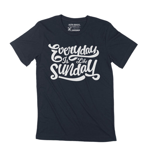sunday funday day drinking printed tee shirt good vibes running womens mens football beach funny friends casual apparel life is good holiday birthday gift cute sport team fun branded urban awesome style streetwear fantasy creative fashion design