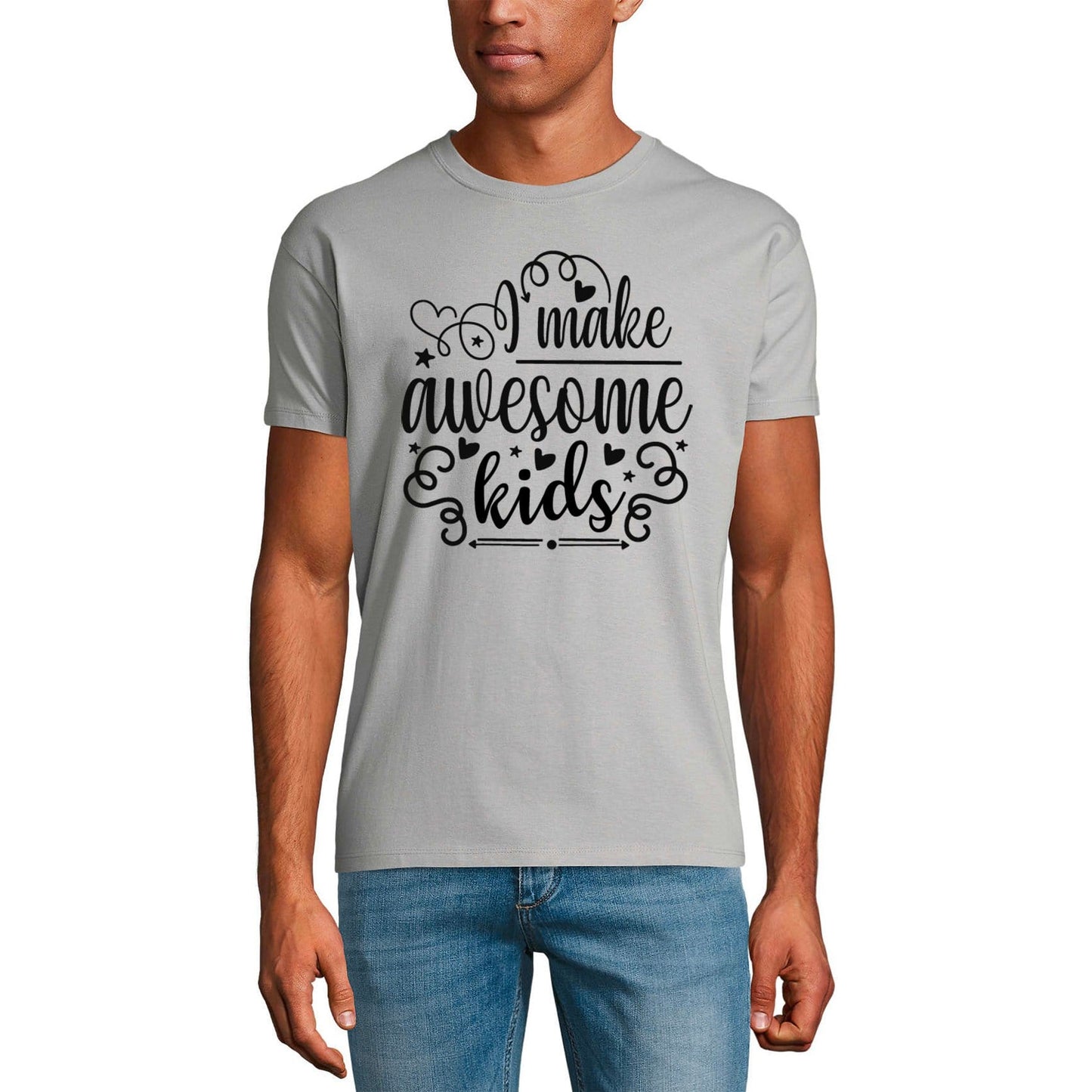 ULTRABASIC Men's Graphic T-Shirt I Make Awesome Kids - Funny Father's Quote