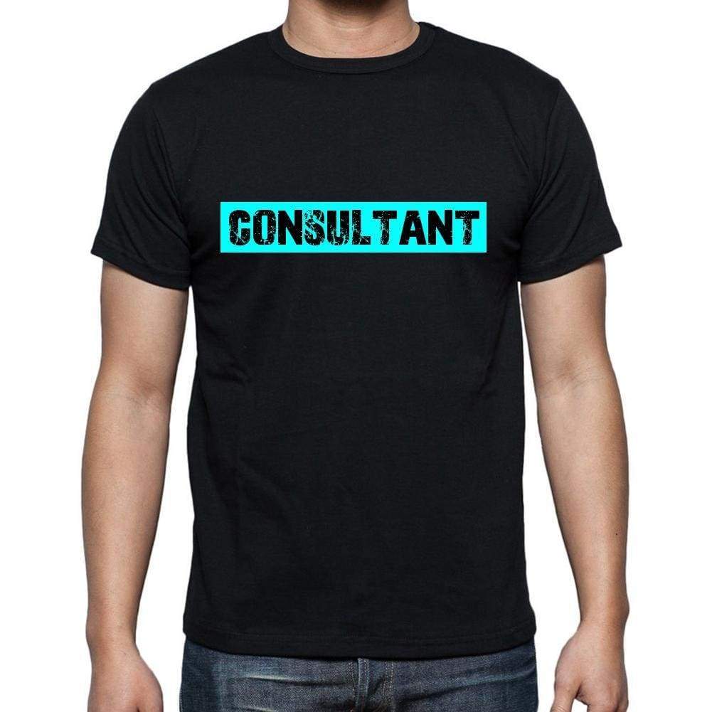 Consultant T Shirt Mens T-Shirt Occupation S Size Black Cotton - T-Shirt