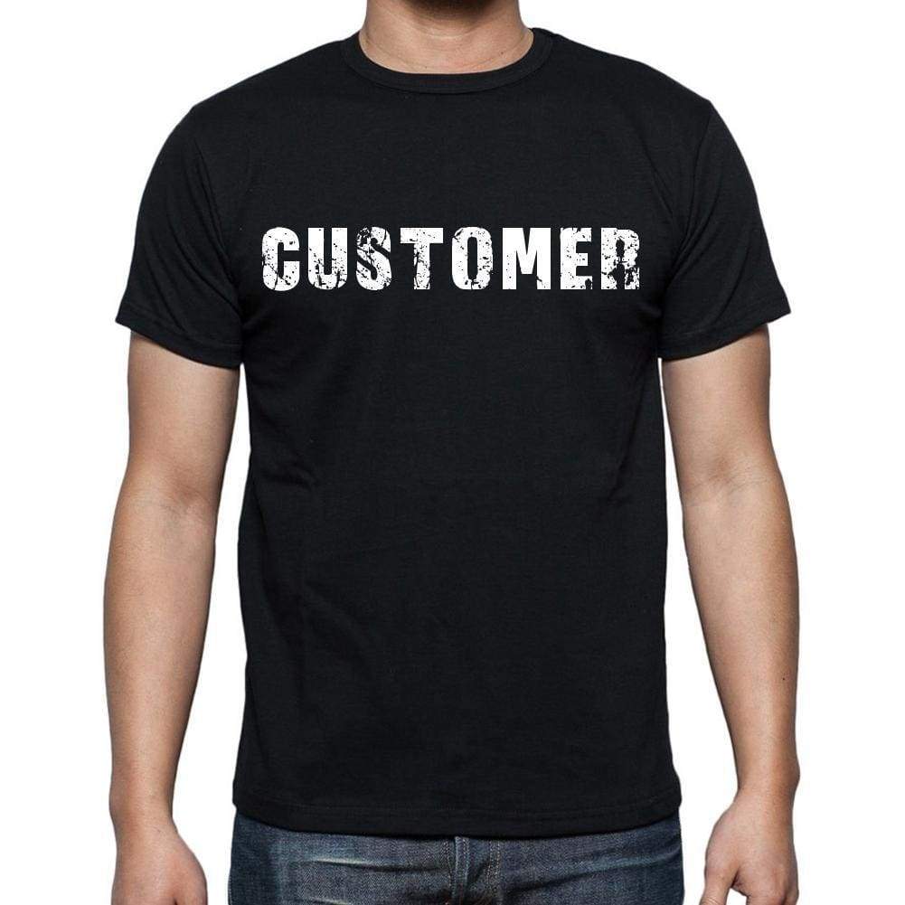 Customer Mens Short Sleeve Round Neck T-Shirt Black T-Shirt En