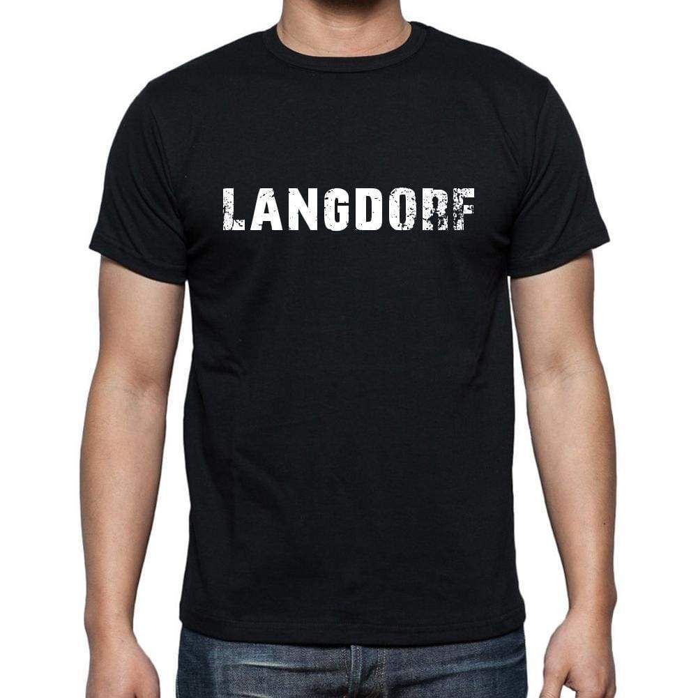 Langdorf Mens Short Sleeve Round Neck T-Shirt 00003 - Casual