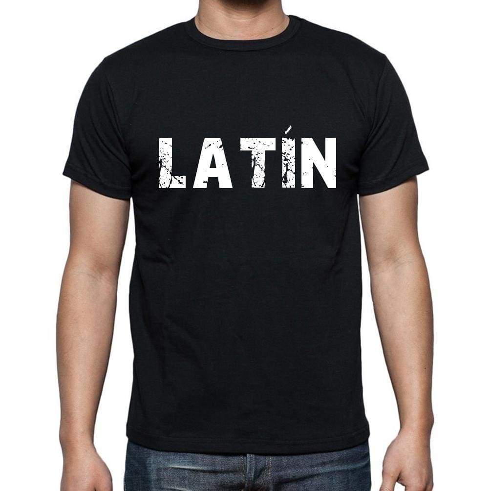 Latn Mens Short Sleeve Round Neck T-Shirt - Casual