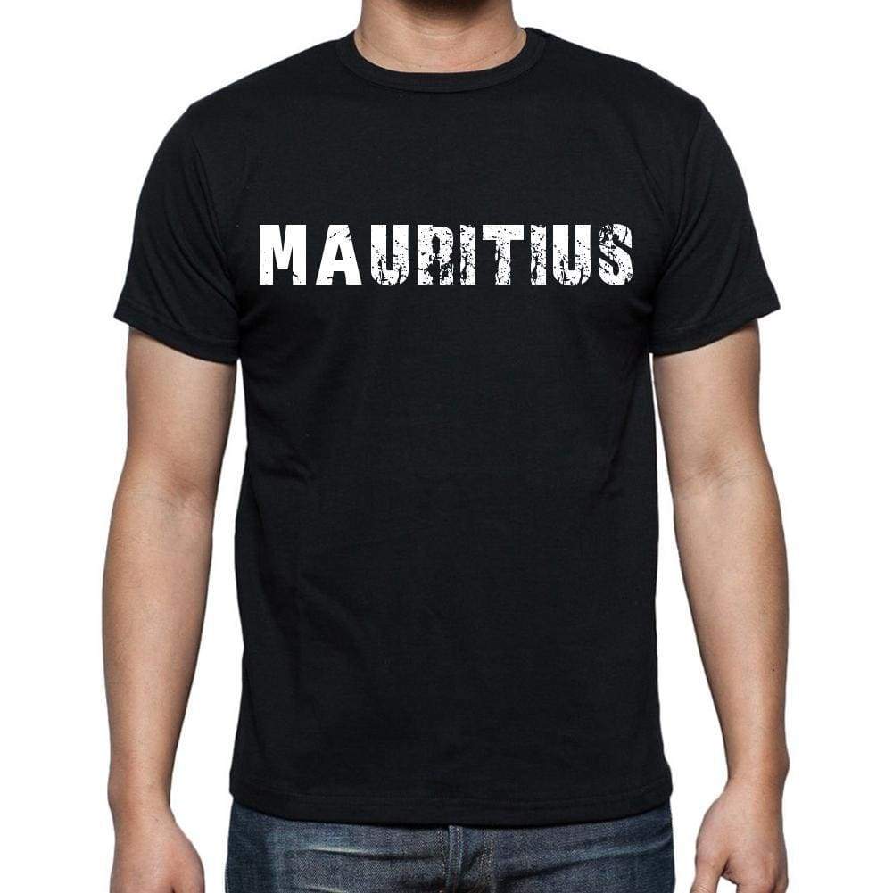 Mauritius T-Shirt For Men Short Sleeve Round Neck Black T Shirt For Men - T-Shirt