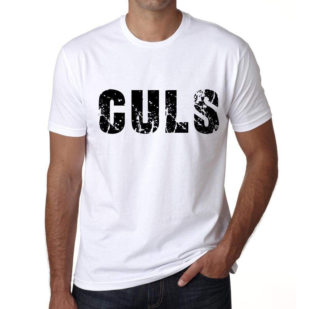 Mens Tee Shirt Vintage T Shirt Culs X-Small White 00560 - White / Xs - Casual