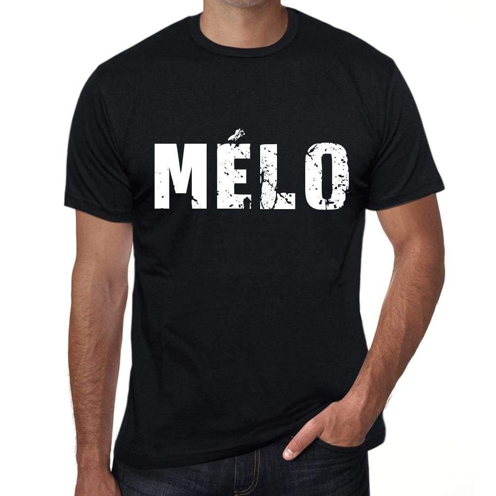 Mens Tee Shirt Vintage T Shirt Mélo X-Small Black 00557 - Black / Xs - Casual
