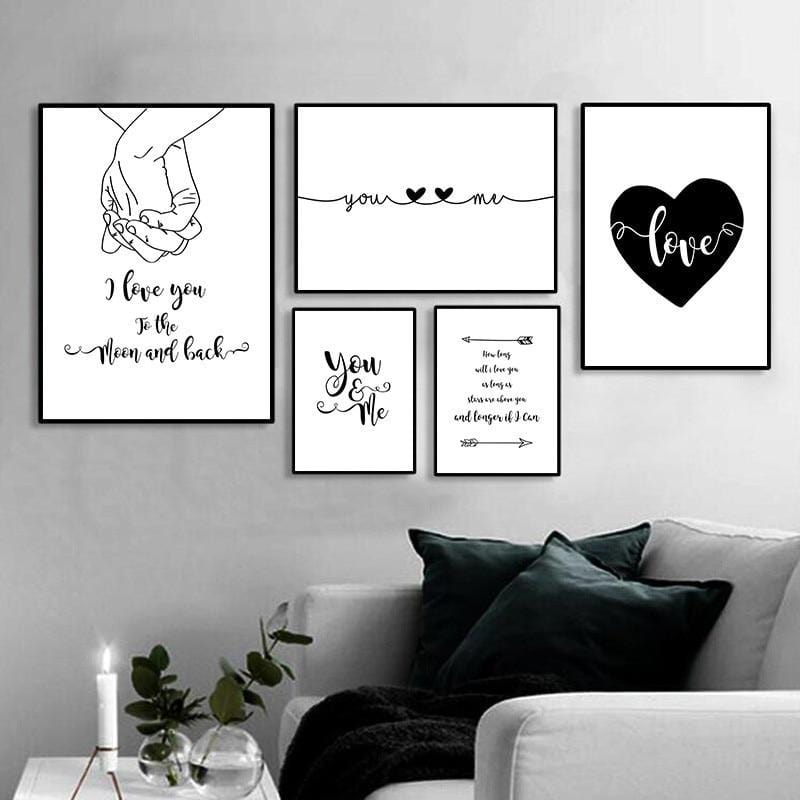 the dark white moon, moon quotes, wall poster, romantic poster