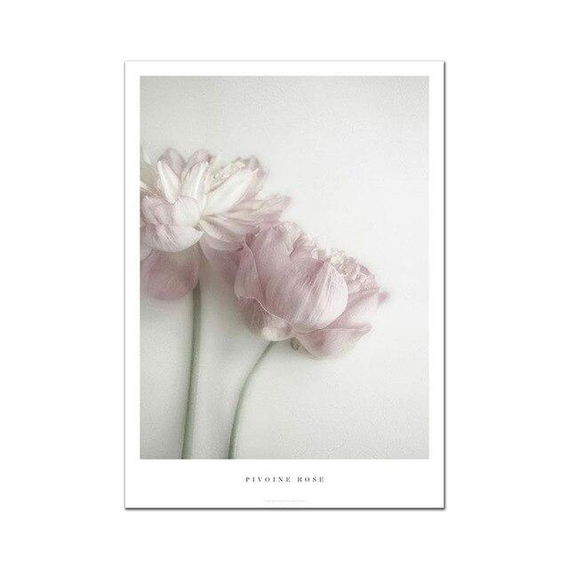 Nordic Palm Poster Seascape Canvas Painting Flowers Wall Art Pictures For Living Room Modern Home Decorative Prints On The Wall