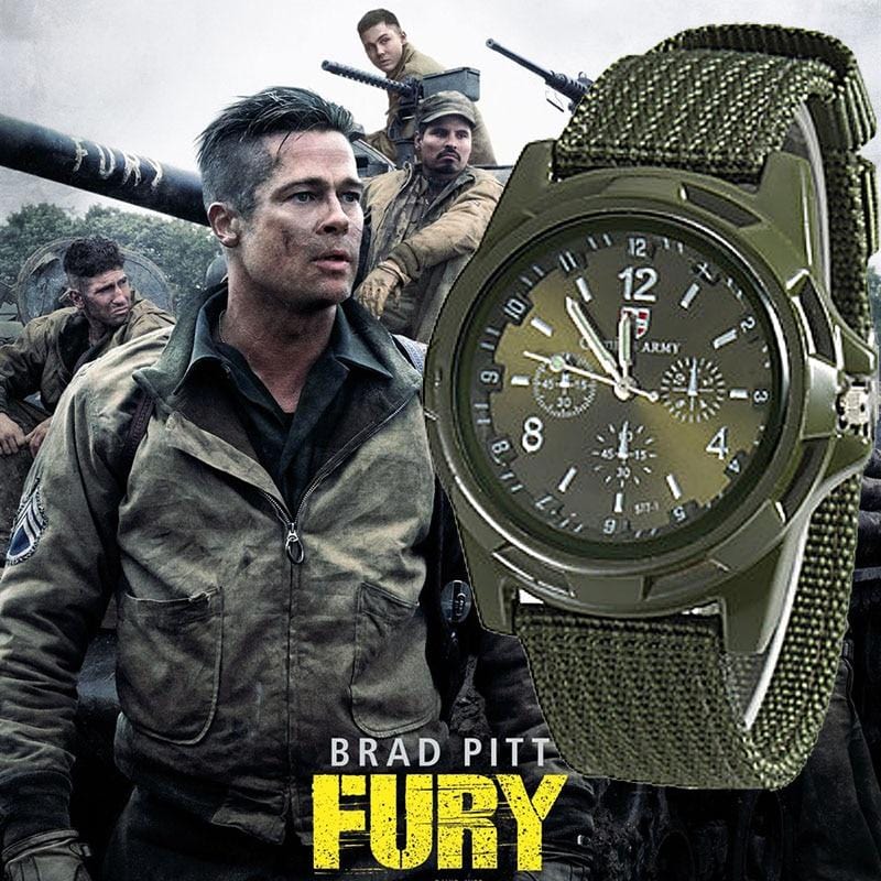 Fashion Men Waches Nylon Band Watches Military Watches Men Gemius