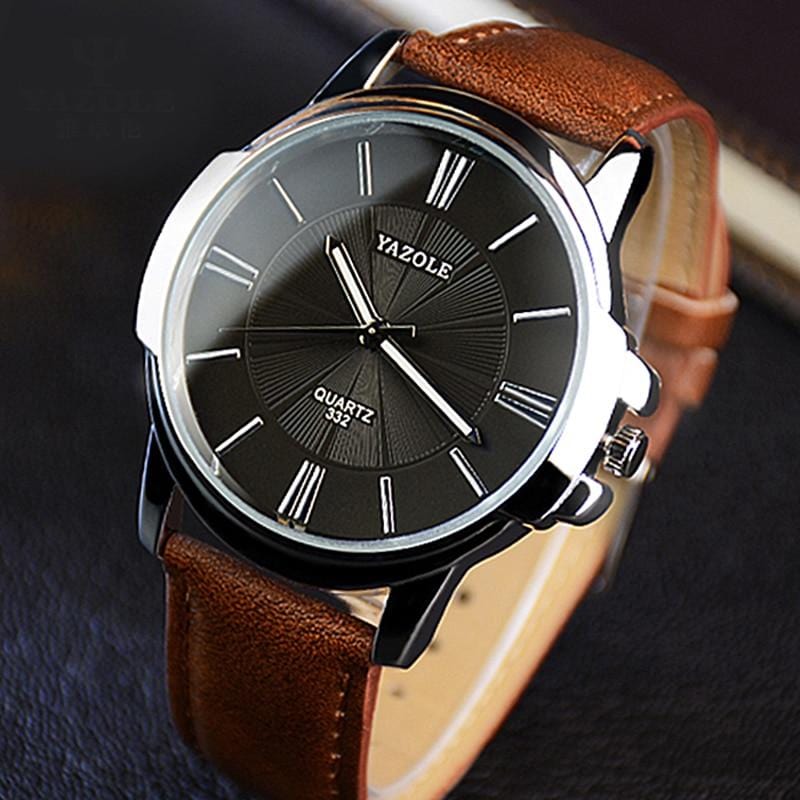 Leather Latest Branded Watches For Mens 2018 Newest YAZOLE Mens