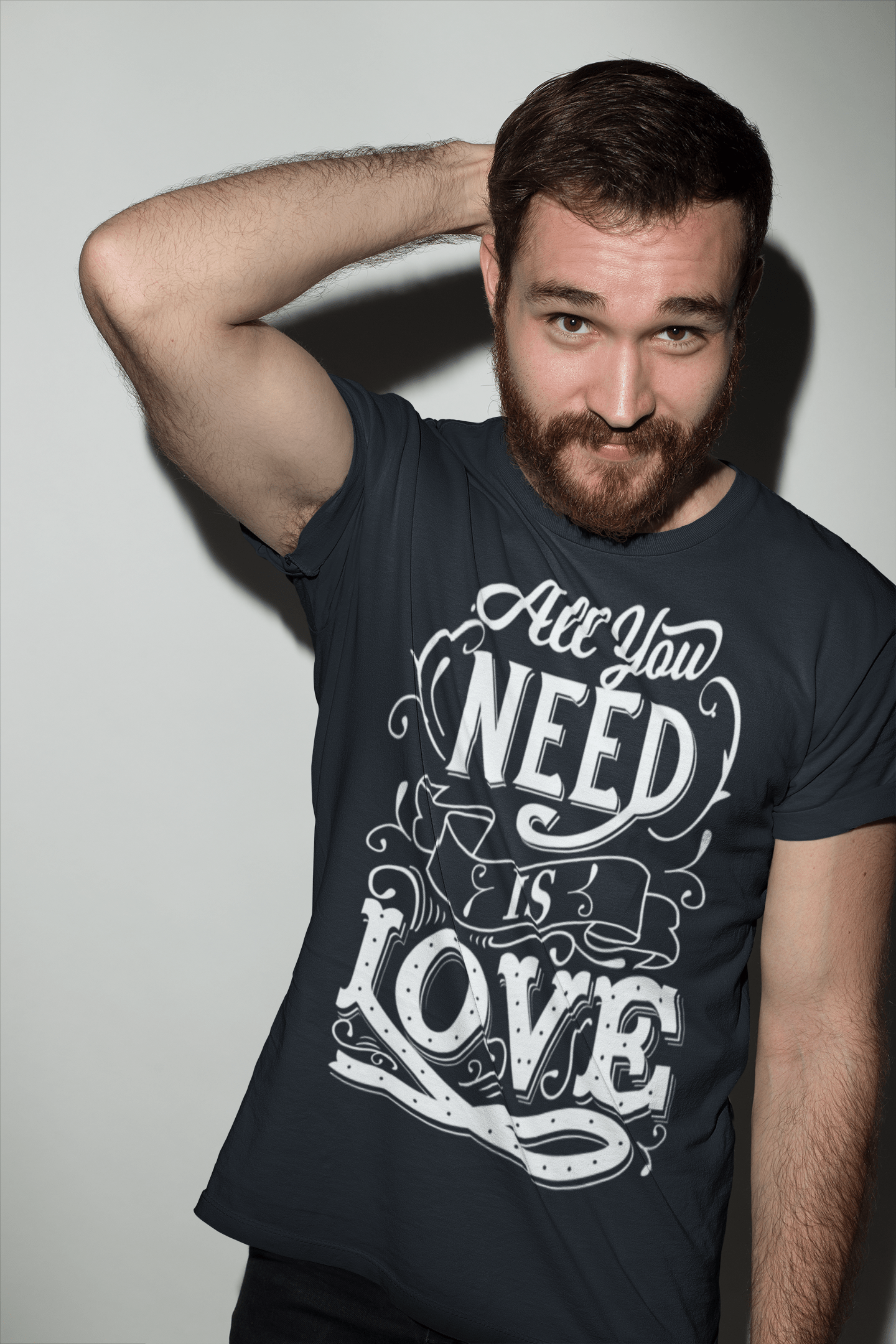 T-Shirt homme tout ce dont vous avez besoin est Love Rock Band chemise Vintage T-Shirt à manches courtes