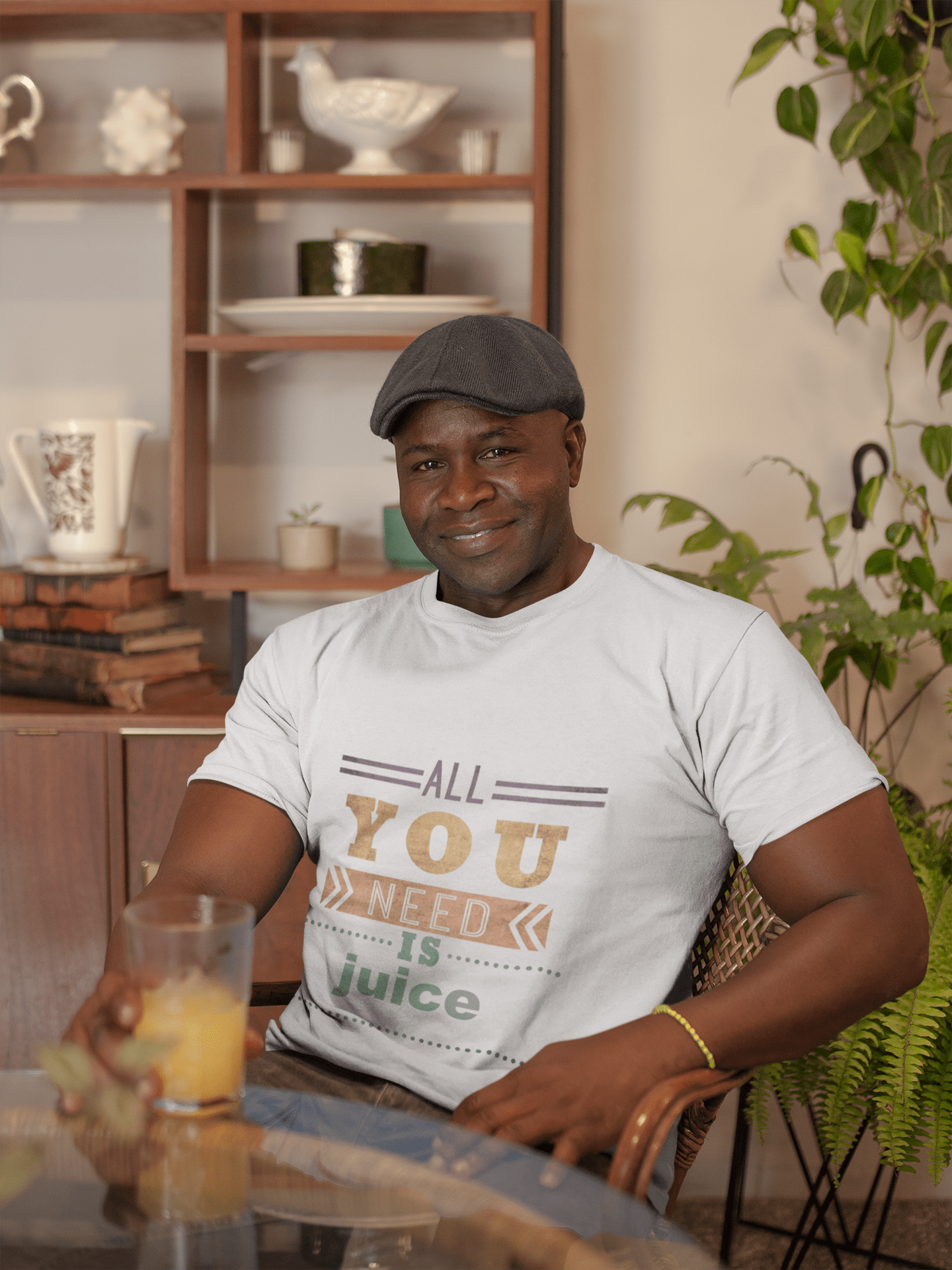 Juice, Herren-Kurzarm-Rundhals-T-Shirt 00025