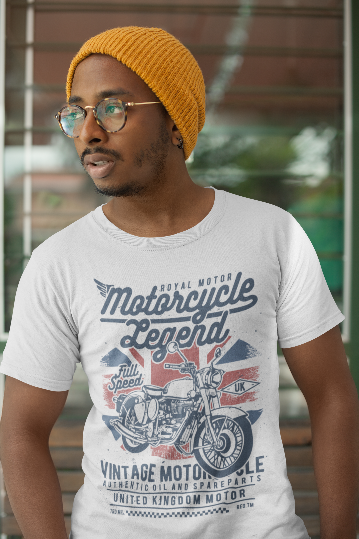 ULTRABASIC Motorcycle Legend Men's T-Shirt Vintage Motorbike