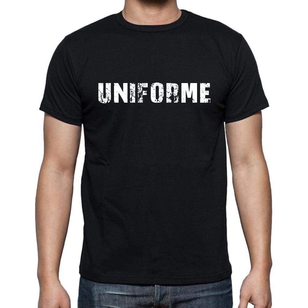 Uniforme French Dictionary Mens Short Sleeve Round Neck T-Shirt 00009 - Casual