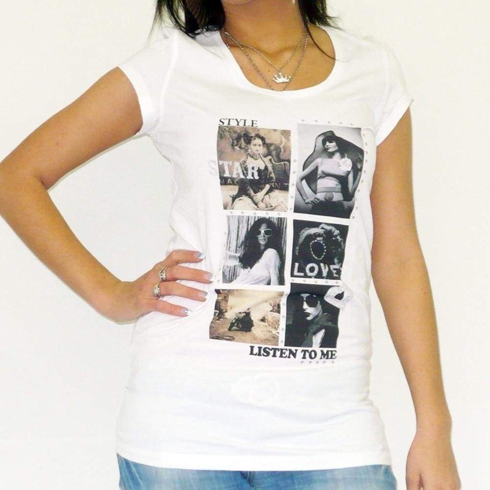 Vintage Star: Womens Tunic Short-Sleeve Tunic One In The City 00271