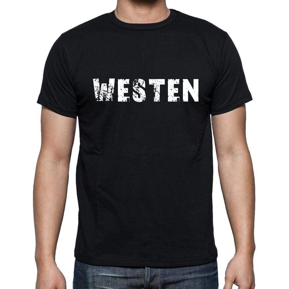Westen Mens Short Sleeve Round Neck T-Shirt - Casual