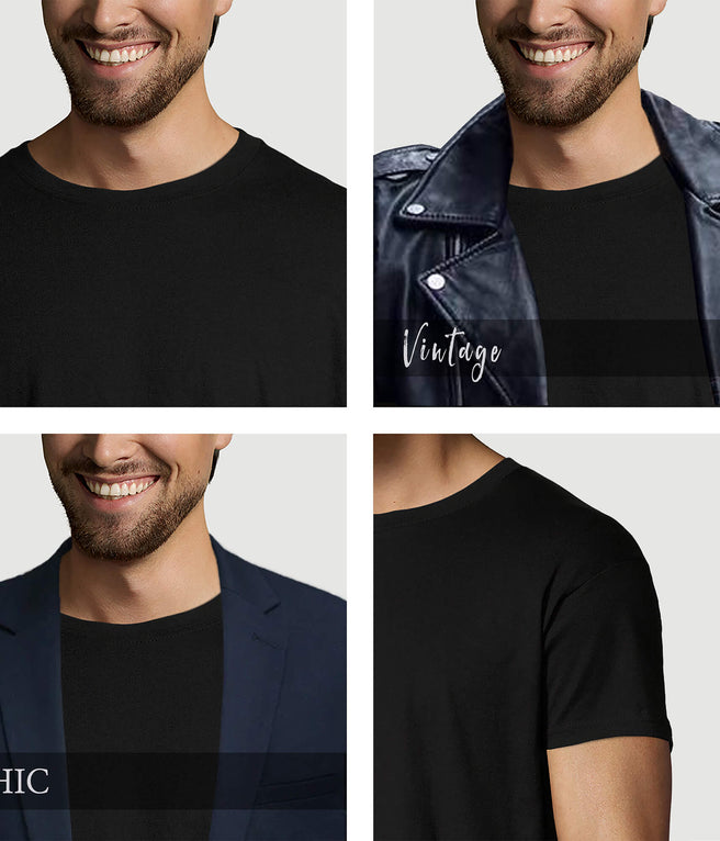 Vintage Men's T-Shirt - Black - L