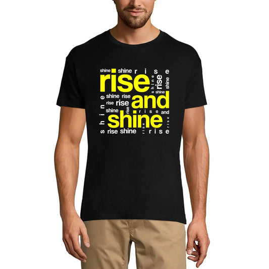 Men's Graphic T-Shirt Rise And Shine Isaiah 60:1 Limited Edition Short Sleeve Tee-Shirt Vintage Birthday Gift Novelty