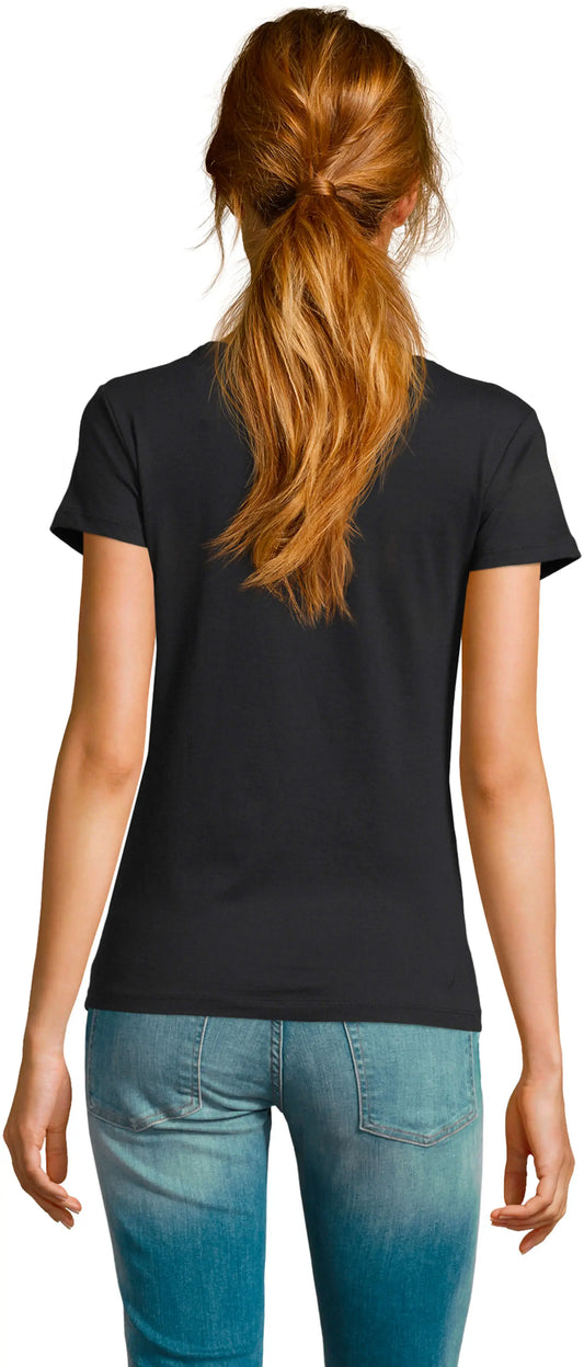Women's Graphic T-Shirt Organic There Is No Planet B Ladies Limited Edition Short Sleeve Tee-Shirt Vintage Birthday Gift Novelty