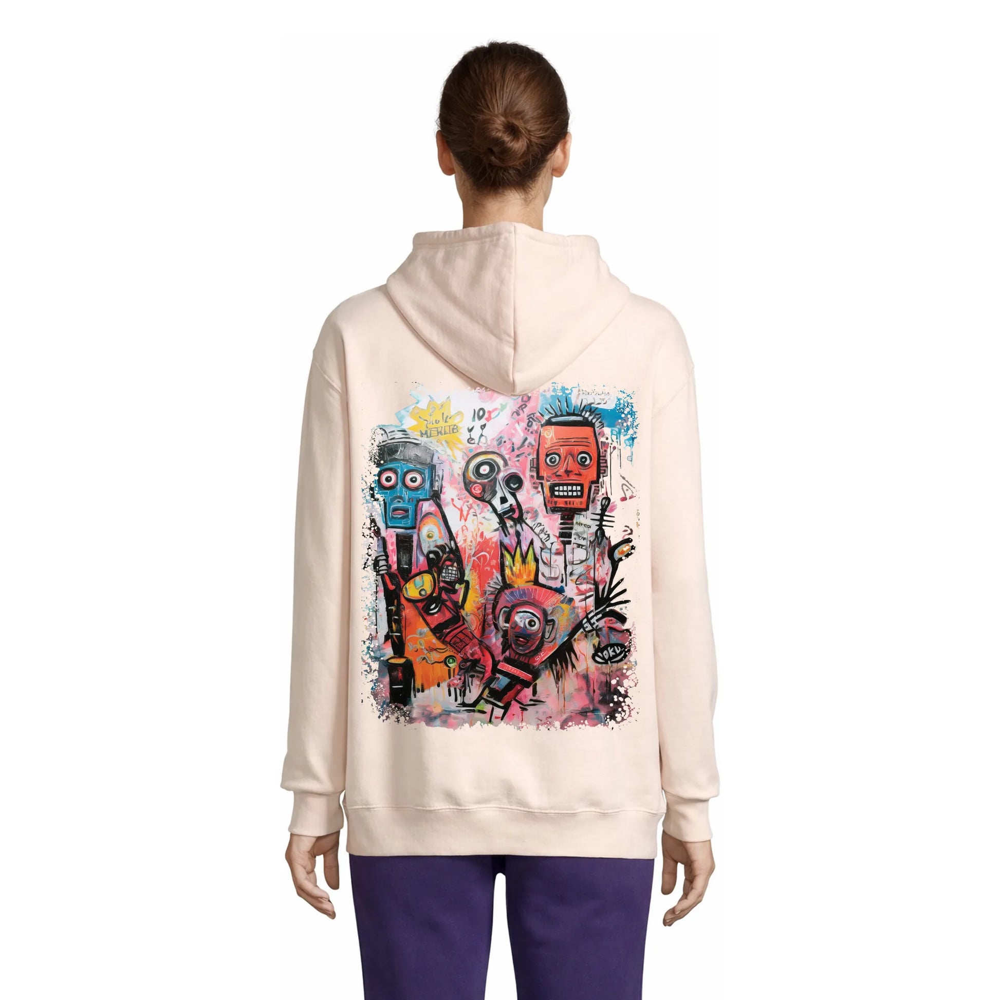 Digital Chaos Women's Hoodie Rose Crémeux — Condor