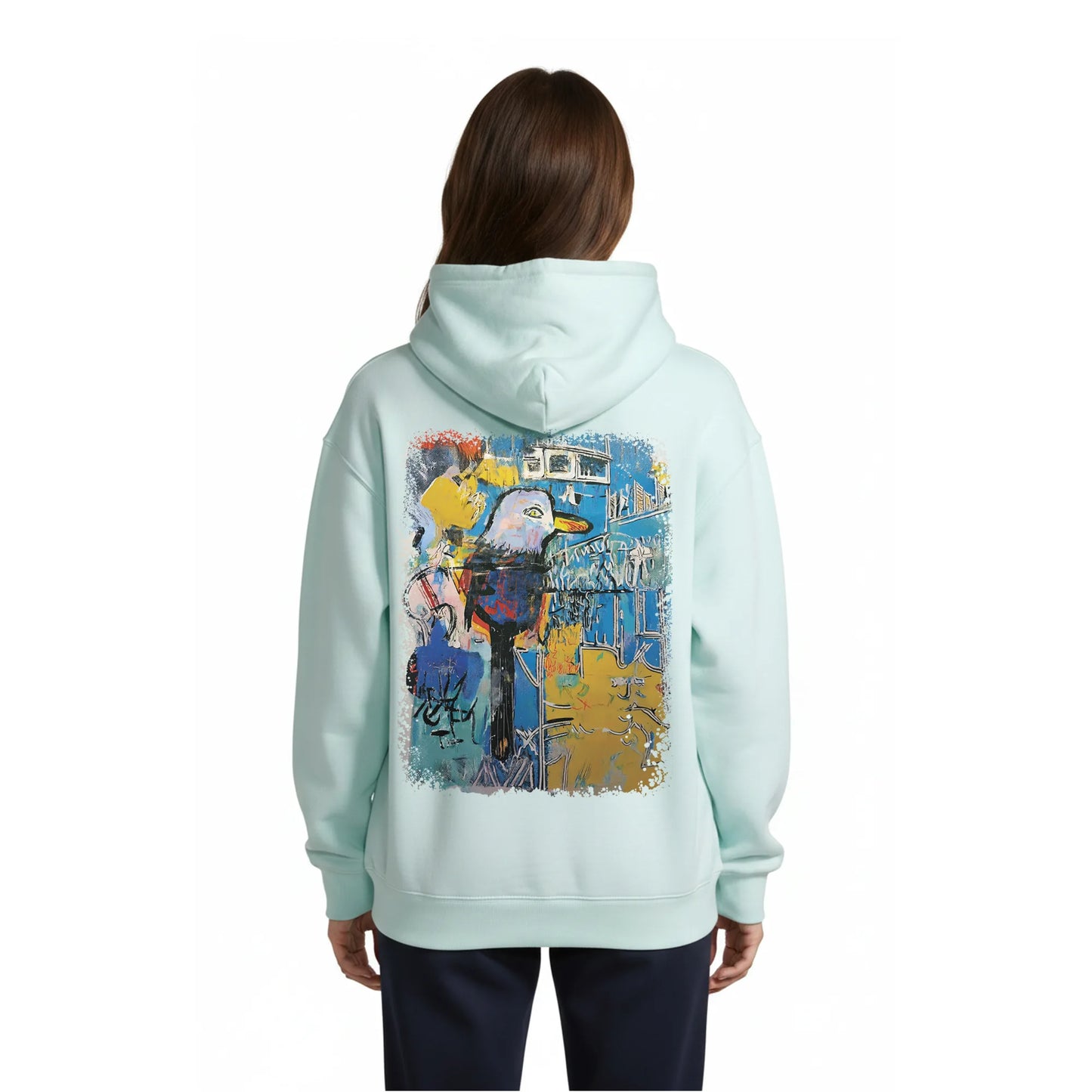 Urban Dream Collage Women's Hoodie Bleu Arctique — Condor