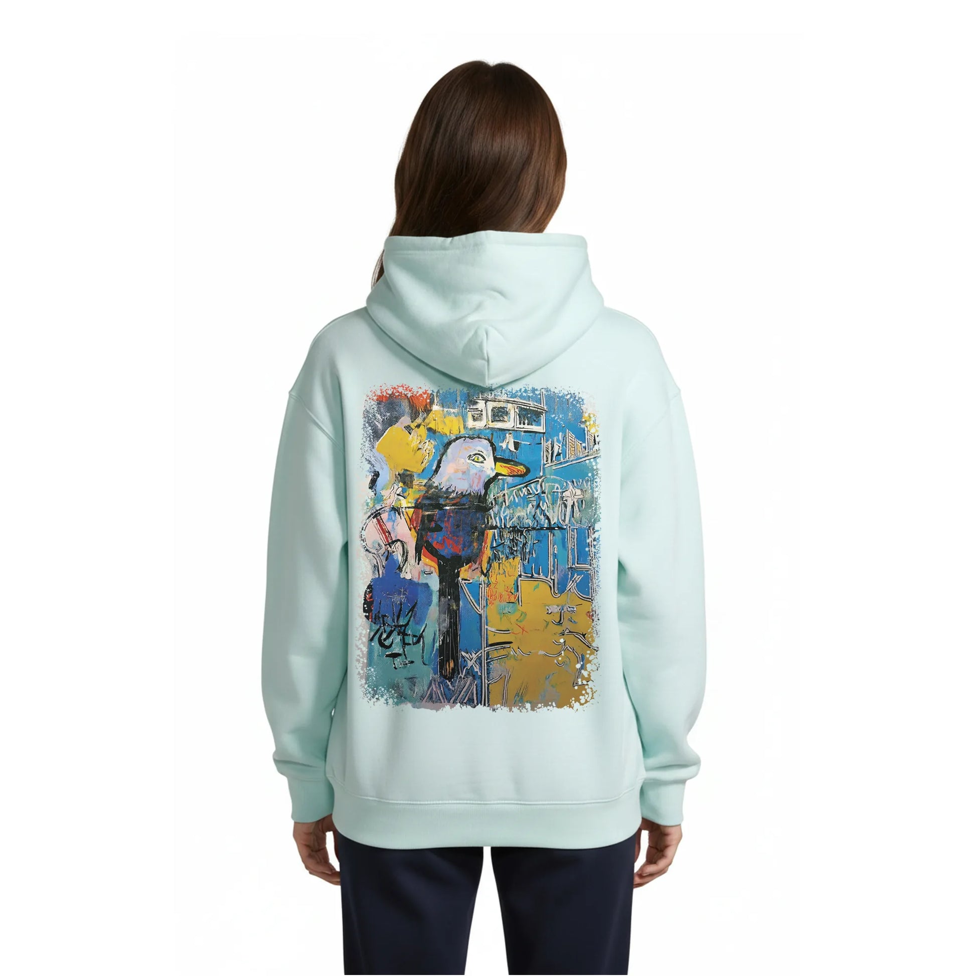 Urban Dream Collage Women's Hoodie Bleu Arctique — Condor