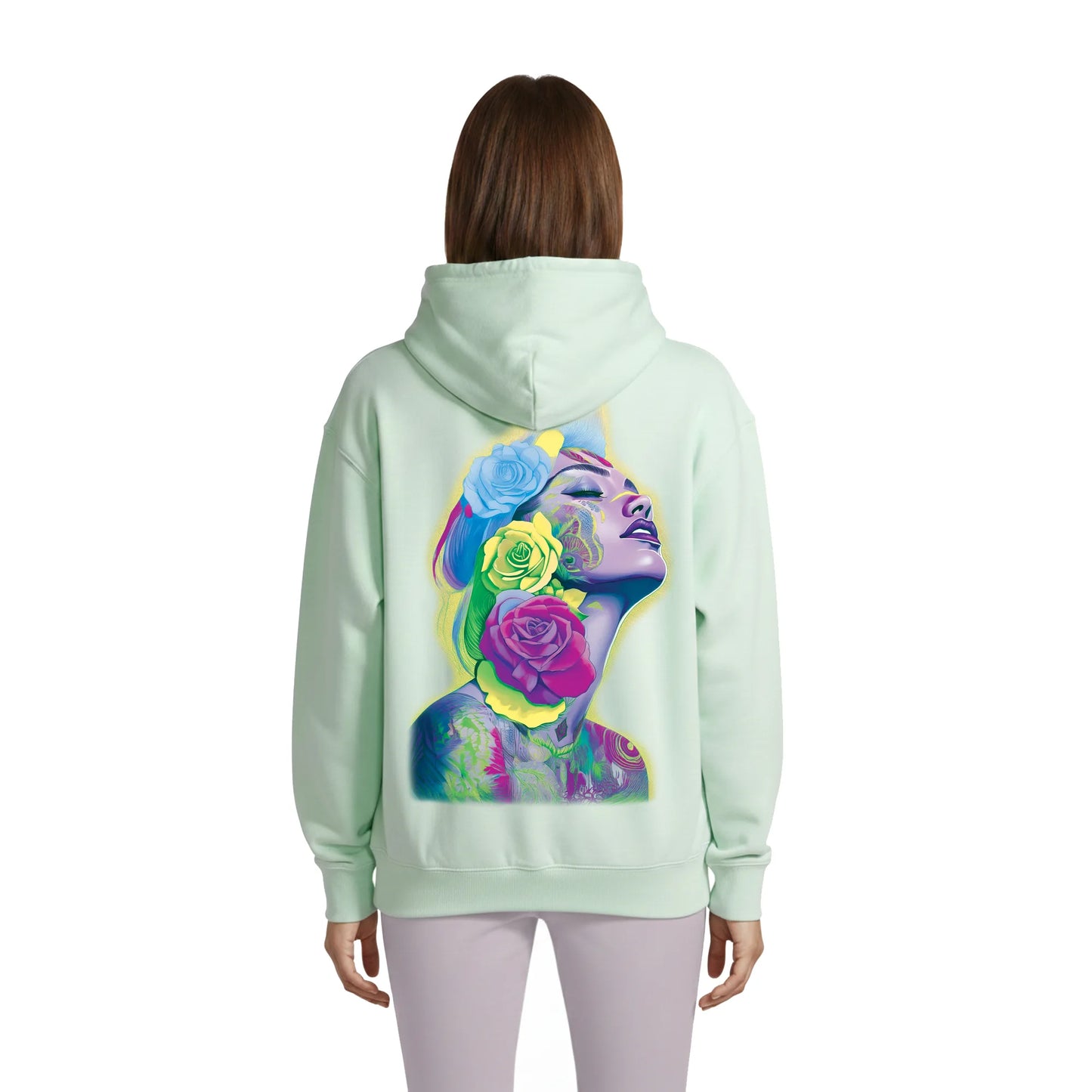 Chromatic Reverie Women's Hoodie Vert Glacé — Condor