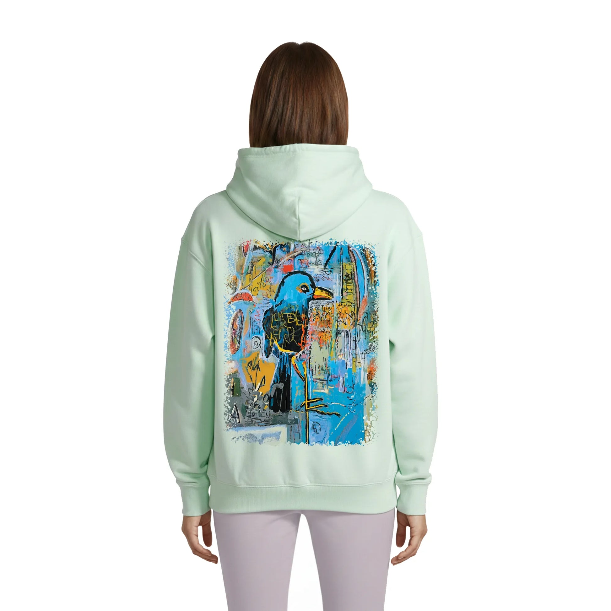 Urban Bird Canvas Women's Hoodie Vert Glacé — Condor