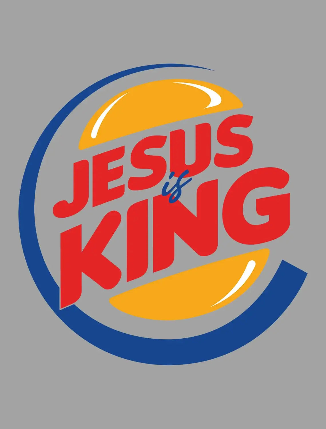 Men's Graphic T-Shirt Jesus Is King - Bible Christian Religious Limited Edition Short Sleeve Tee-Shirt Vintage Birthday Gift Novelty