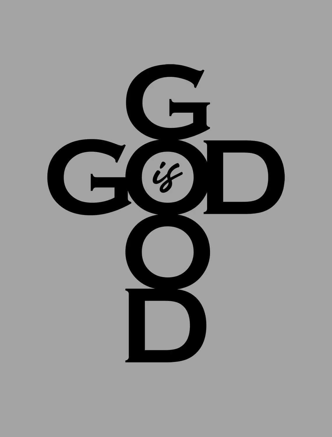 Men's Graphic T-Shirt Good God - Jesus Christ Bible Religious Limited Edition Short Sleeve Tee-Shirt Vintage Birthday Gift Novelty