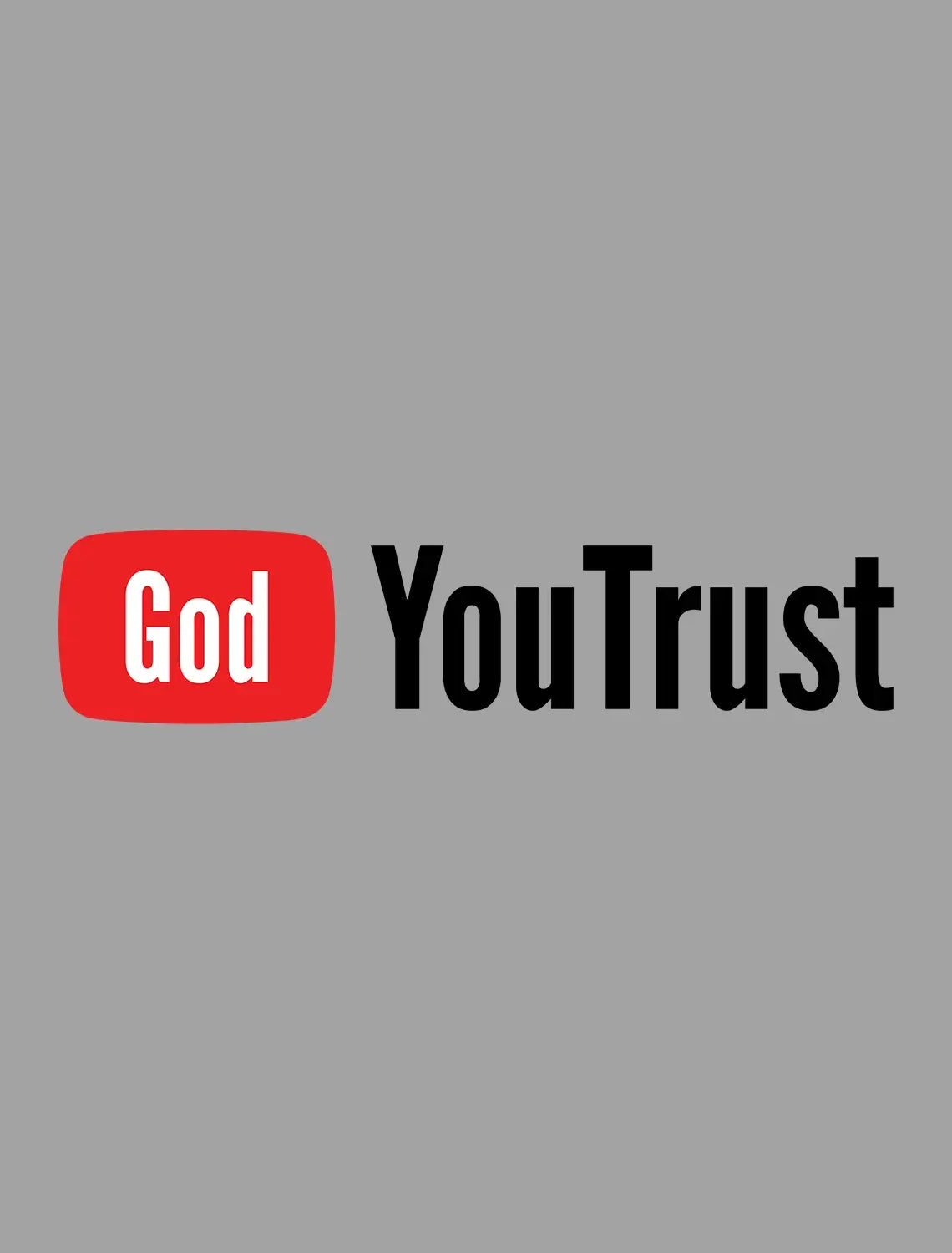 Men's Graphic T-Shirt God You Trust - Chris Limited Edition Short Sleeve Tee-Shirt Vintage Birthday Gift Novelty