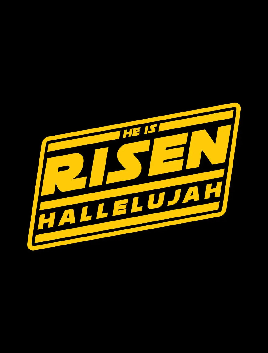 Men's Graphic T-Shirt He Is Risen Hallelujah - Bible Chris Limited Edition Short Sleeve Tee-Shirt Vintage Birthday Gift Novelty