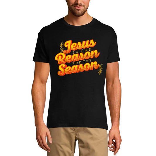 Men's Graphic T-Shirt Jesus Is The Reason For The Season - Chris Limited Edition Short Sleeve Tee-Shirt Vintage Birthday Gift Novelty