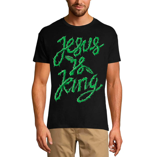 Men's Graphic T-Shirt Jesus Is King - God Jesus Chris Limited Edition Short Sleeve Tee-Shirt Vintage Birthday Gift Novelty