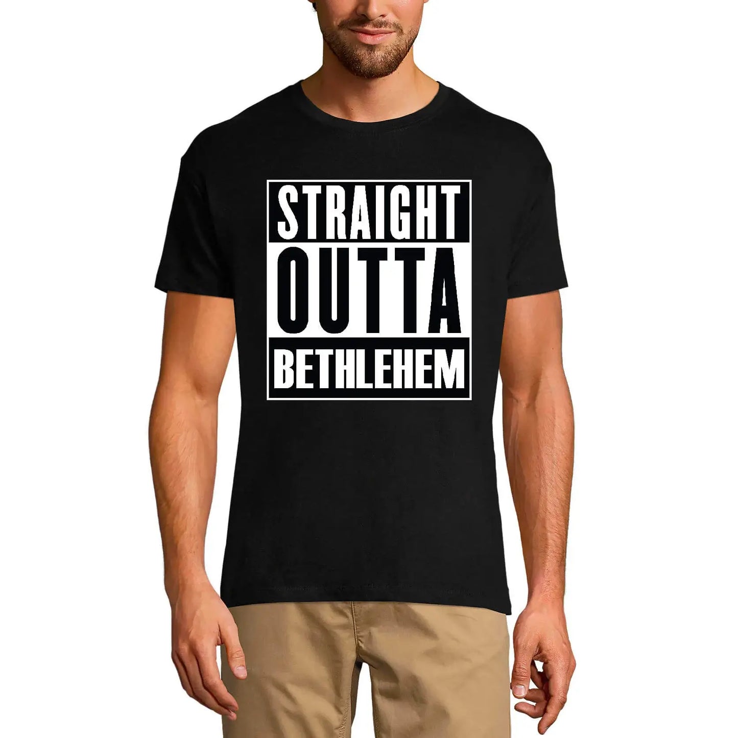 Men's Graphic T-Shirt  Bethlehem - God Jesus Chris Limited Edition Short Sleeve Tee-Shirt Vintage Birthday Gift Novelty