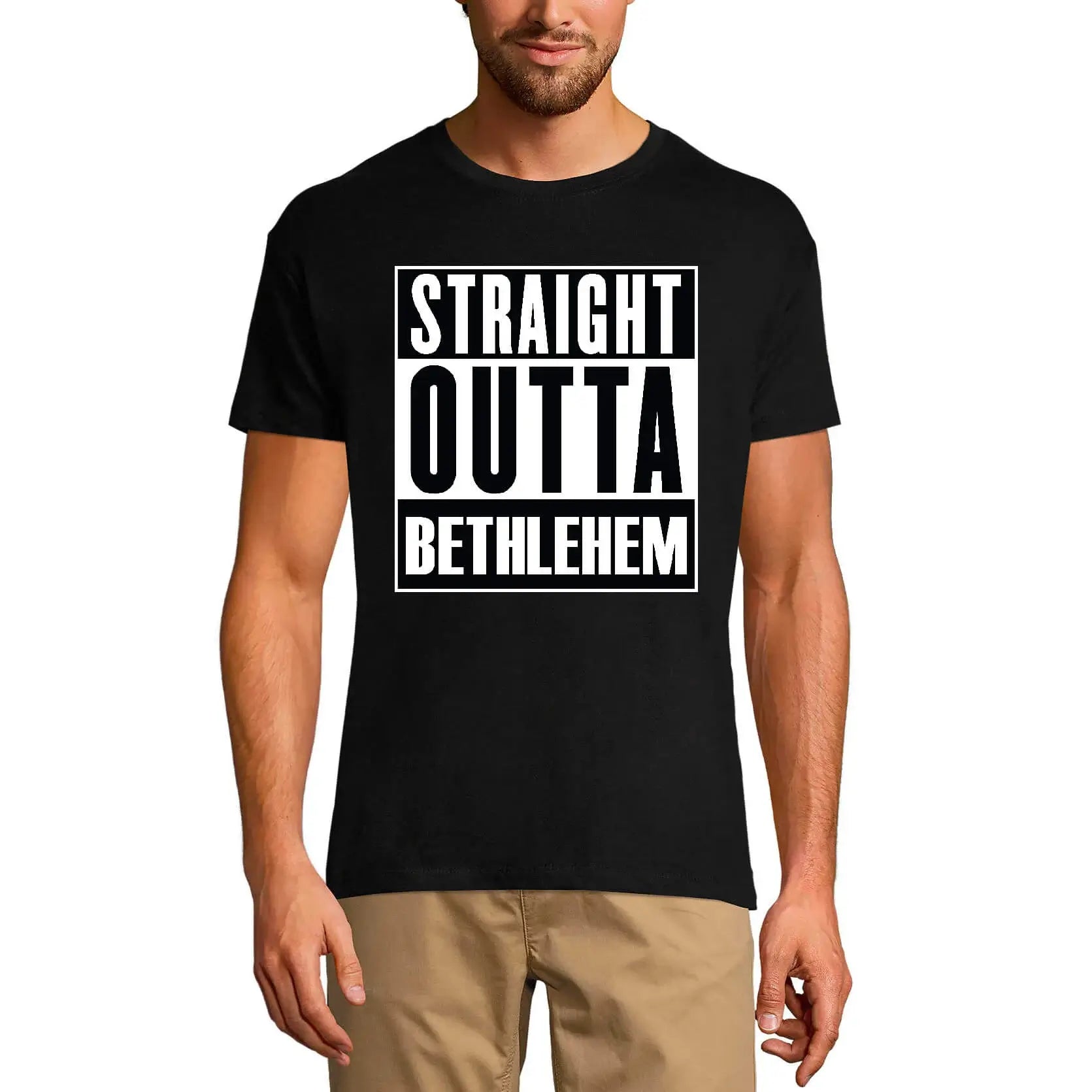 Men's Graphic T-Shirt  Bethlehem - God Jesus Chris Limited Edition Short Sleeve Tee-Shirt Vintage Birthday Gift Novelty