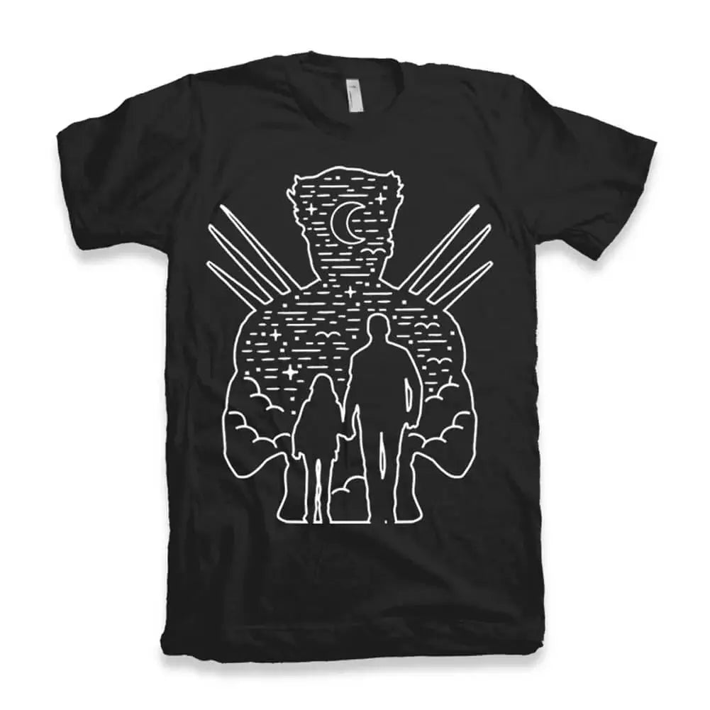 Men's Graphic T-Shirt Logan Claws American Superhero Limited Edition Short Sleeve Tee-Shirt Vintage Birthday Gift Novelty