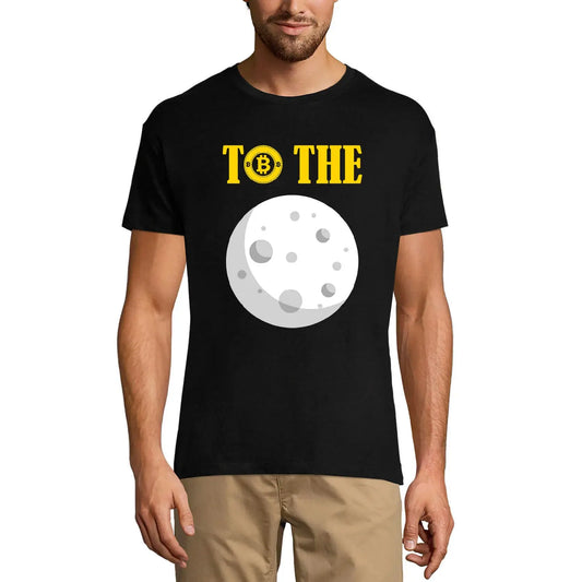 Men's Graphic T-Shirt To The Moon Bitcoin - Blockchain Currency Eco-Friendly Limited Edition Short Sleeve Tee-Shirt Vintage Birthday Gift Novelty