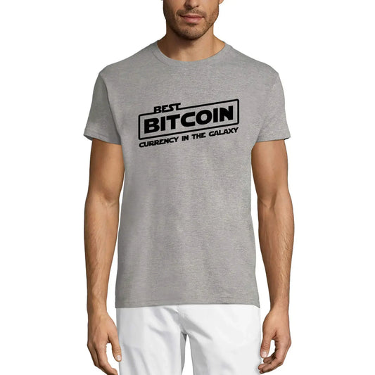 Men's Graphic T-Shirt Best Bitcoin Currency In The Galaxy - Crypto Eco-Friendly Limited Edition Short Sleeve Tee-Shirt Vintage Birthday Gift Novelty
