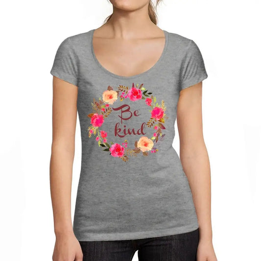 Women's Graphic T-Shirt Be Kind Summer Limited Edition Short Sleeve Tee-Shirt Vintage Birthday Gift Ladies Novelty