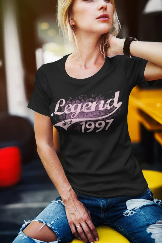 1997, T-Shirt für Damen, T-Shirt-Geschenk, schwarz 00147