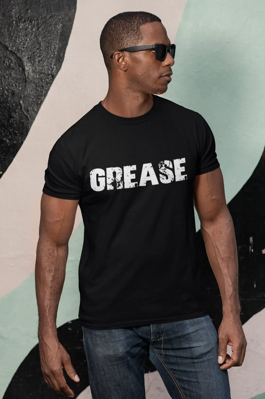 grease ,Men's Short Sleeve Round Neck T-shirt 00004