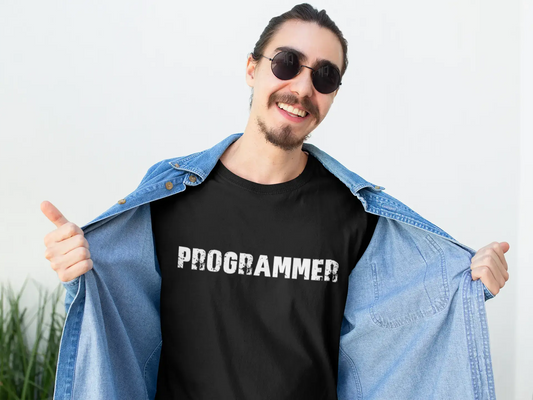 • Programmierer, Französisches Wörterbuch, Herren-Kurzarm-Rundhals-T-Shirt 00009